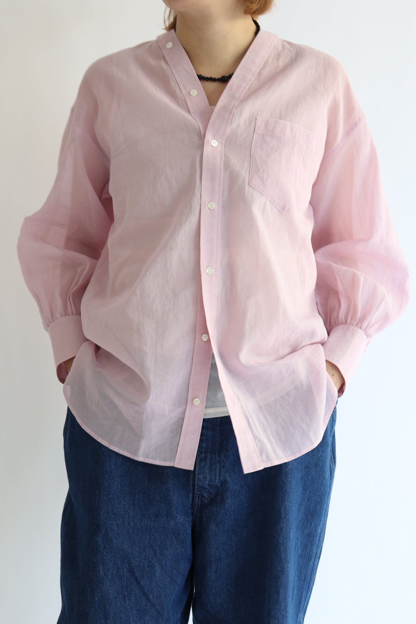 【ACUTA】 アキハストライプシャツ