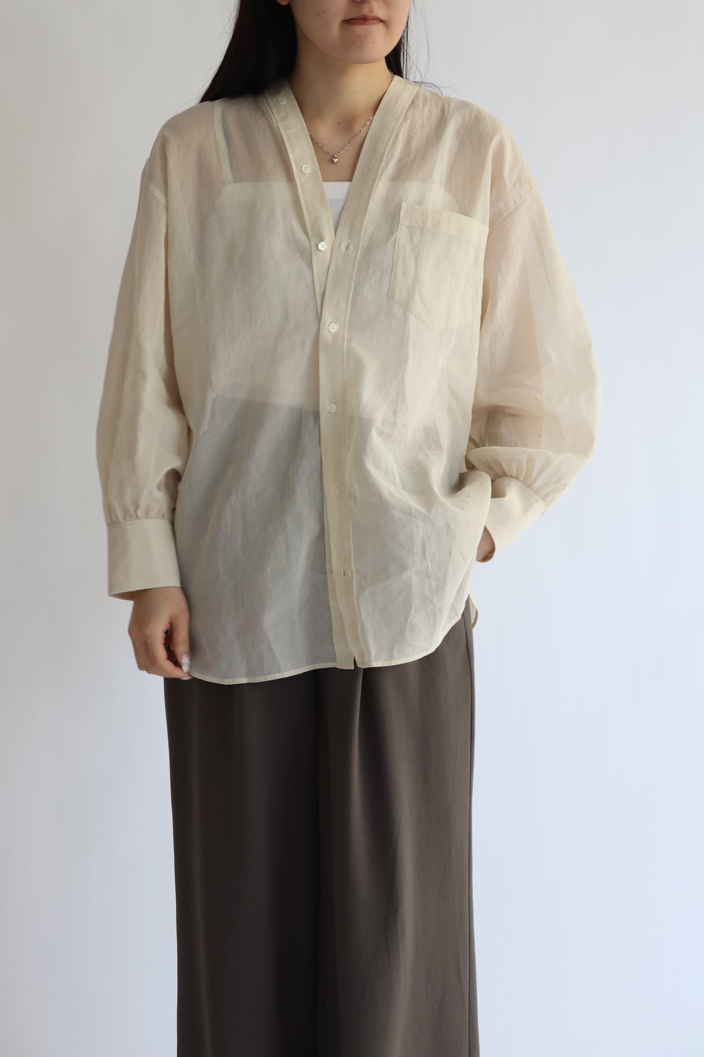 【ACUTA】 アキハストライプシャツ