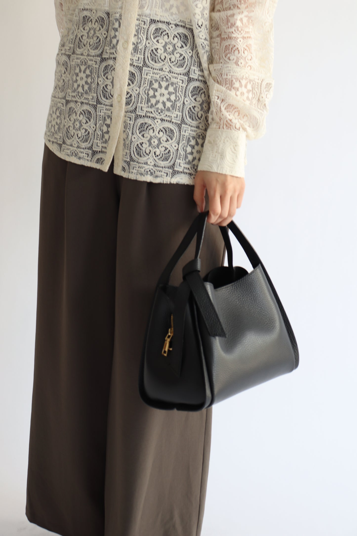 【MILLELA  FIRENZE】2WAYトラペーズハンドバッグ