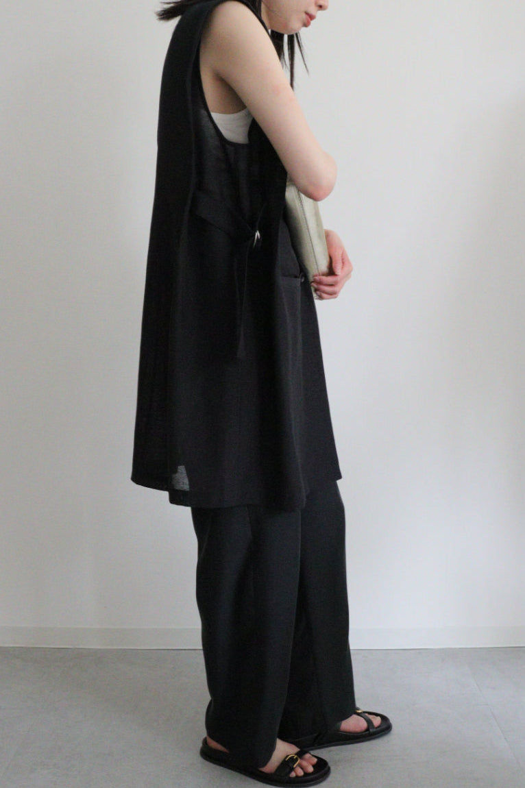 【ACUTA】サイドベルトメッシュジレ