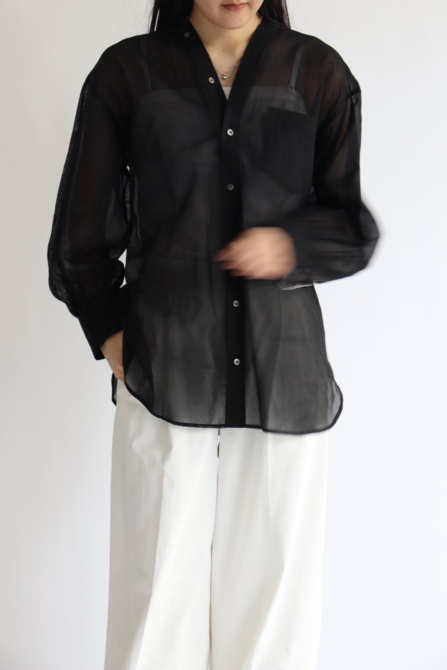 【ACUTA】 アキハストライプシャツ