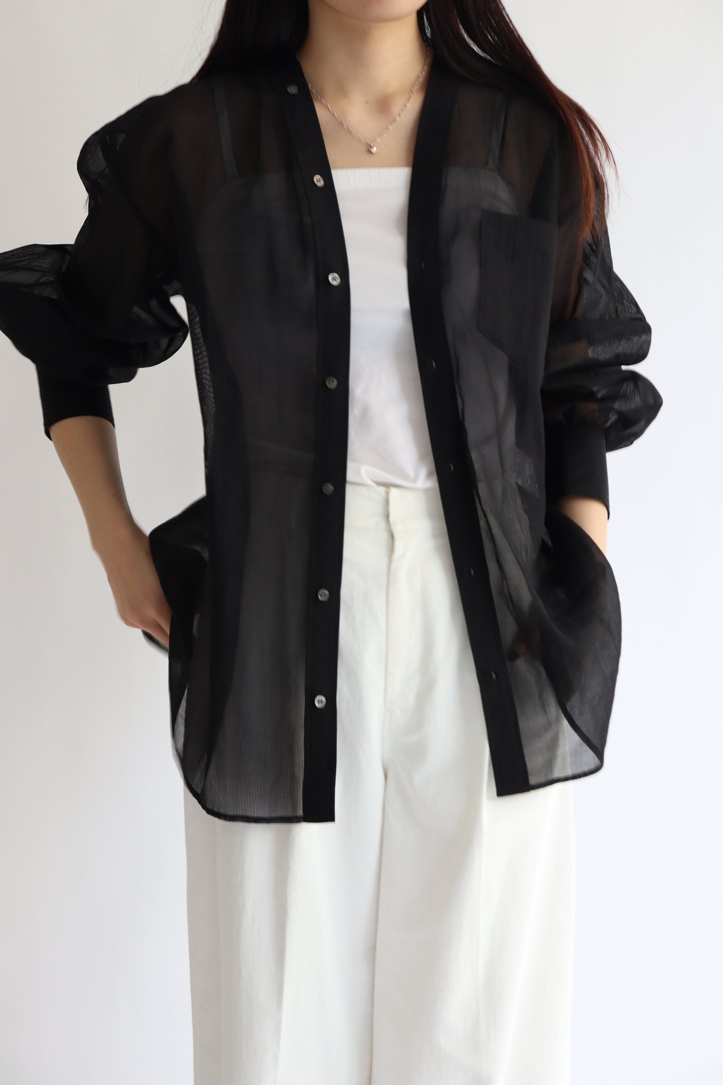 【ACUTA】 アキハストライプシャツ