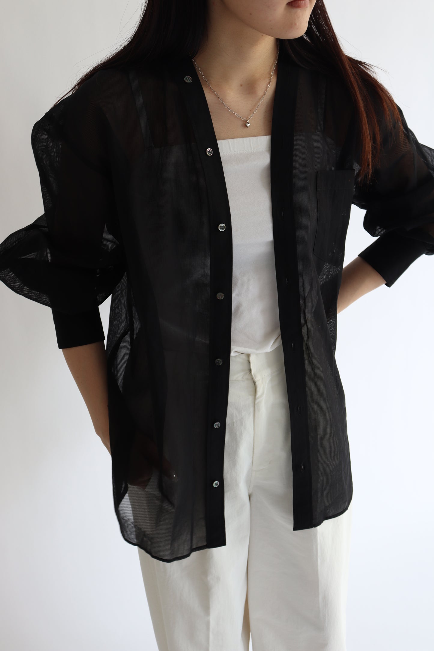 【ACUTA】 アキハストライプシャツ