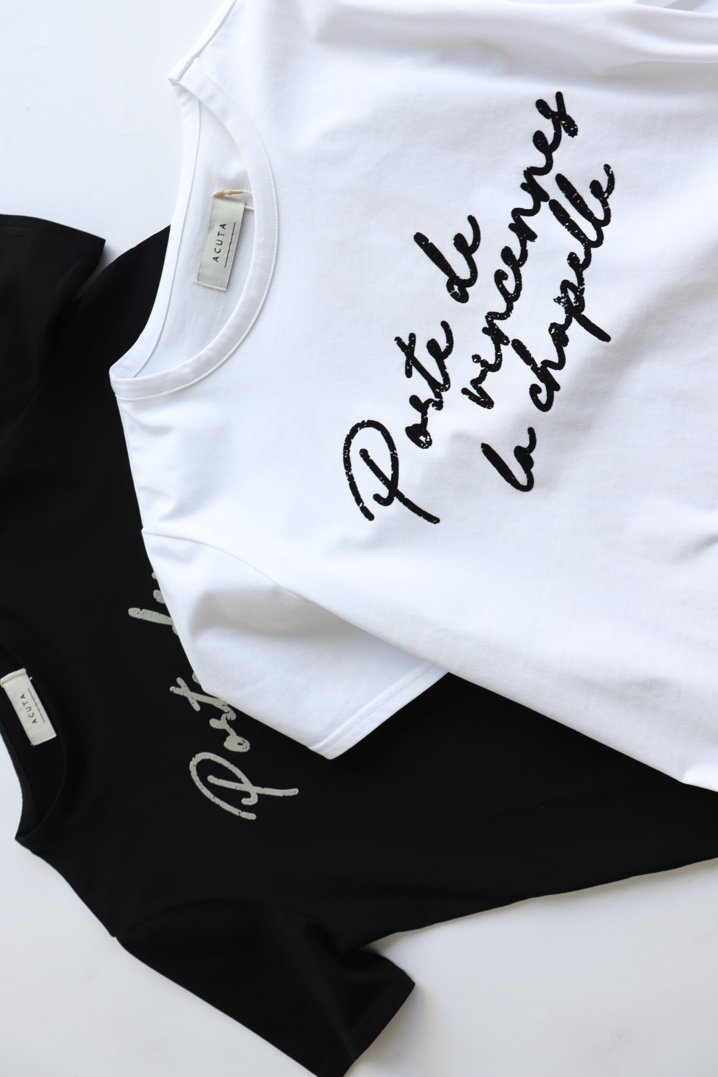 【ACUTA】 かすれロゴTシャツ