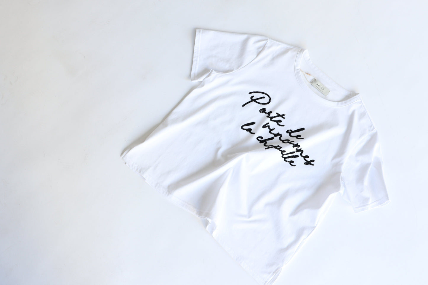 【ACUTA】 かすれロゴTシャツ