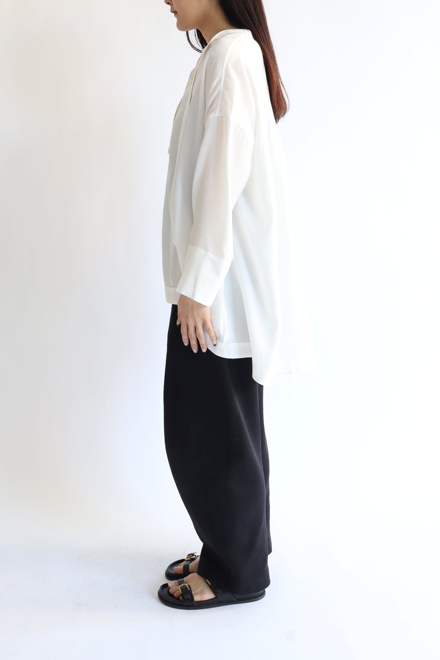 【ACUTA】タイ付きブザムシャツ