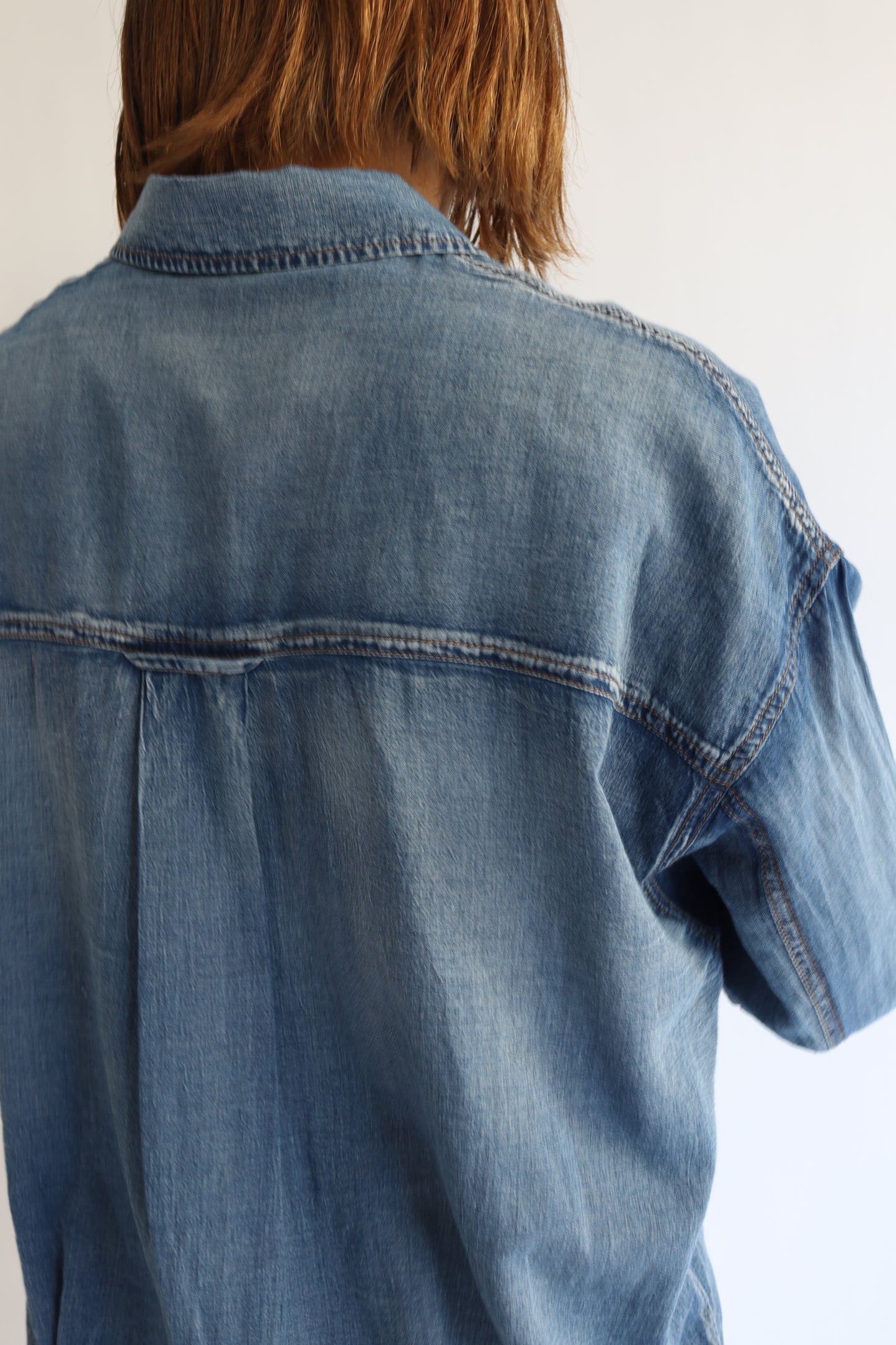 【ACUTA】 【PRE ORDER】シアーデニムGシャツ