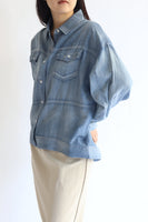 【ACUTA】 【PRE ORDER】シアーデニムGシャツ