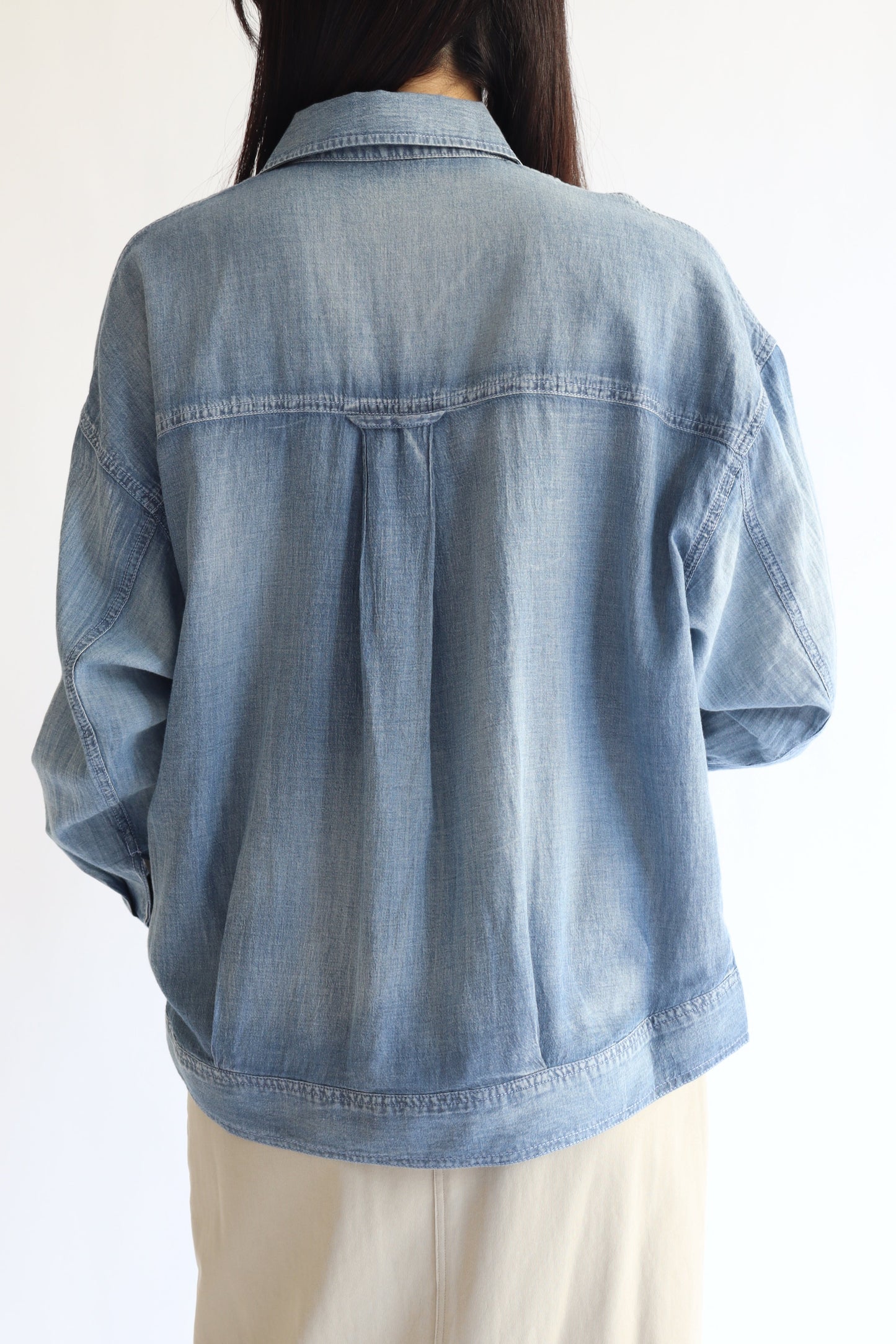 【ACUTA】 【PRE ORDER】シアーデニムGシャツ