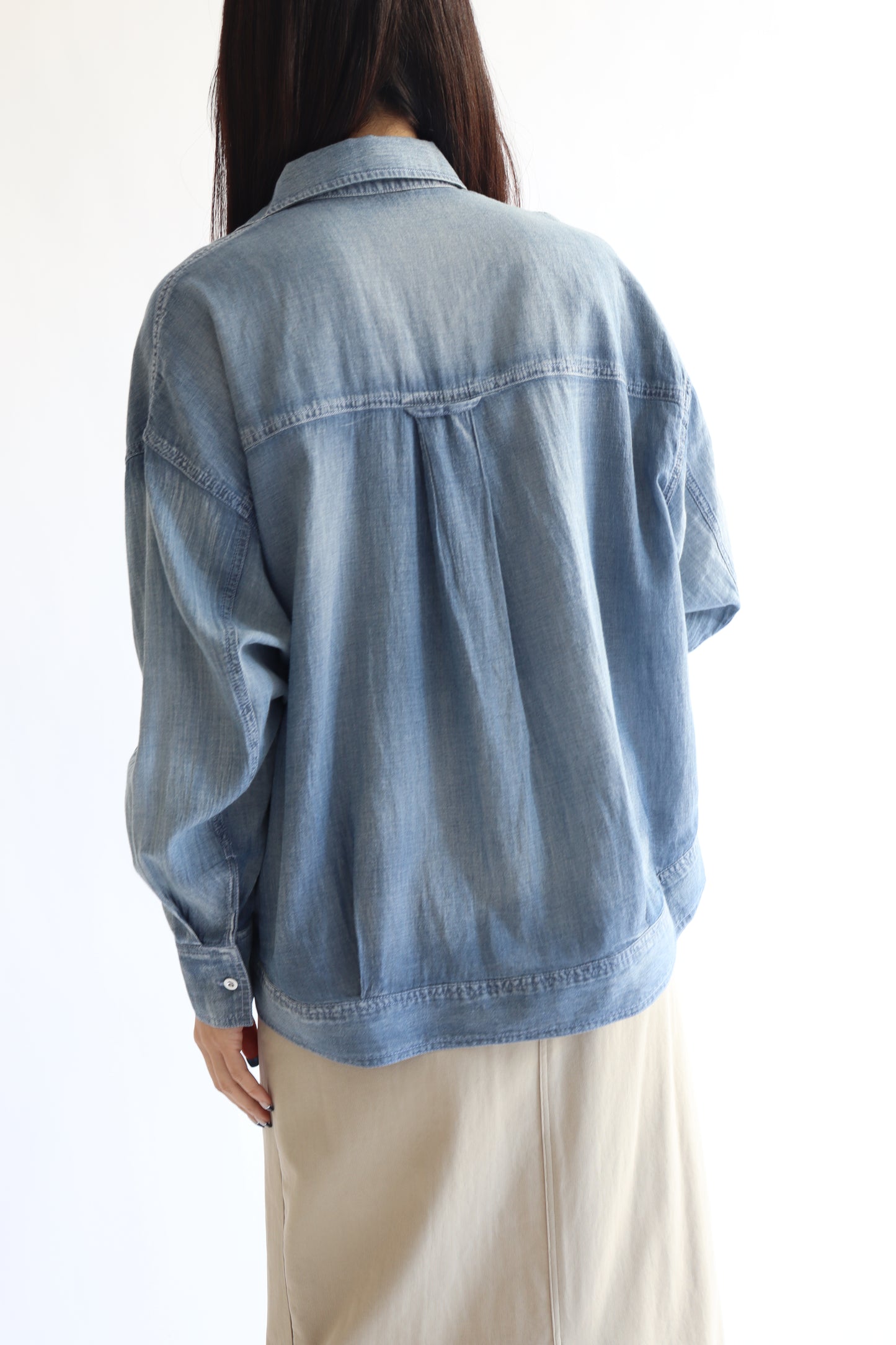 【ACUTA】 【PRE ORDER】シアーデニムGシャツ