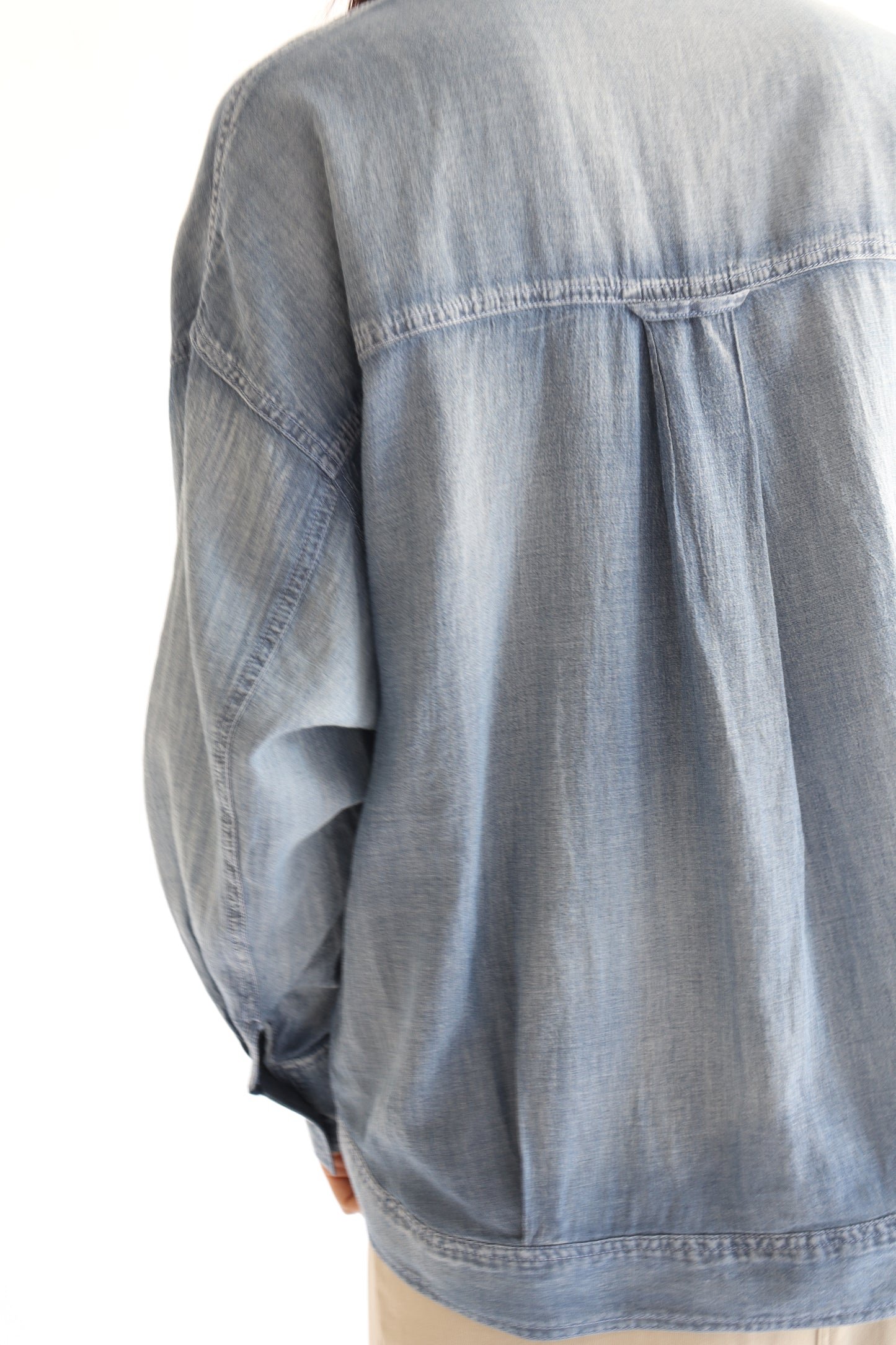 【ACUTA】 【PRE ORDER】シアーデニムGシャツ