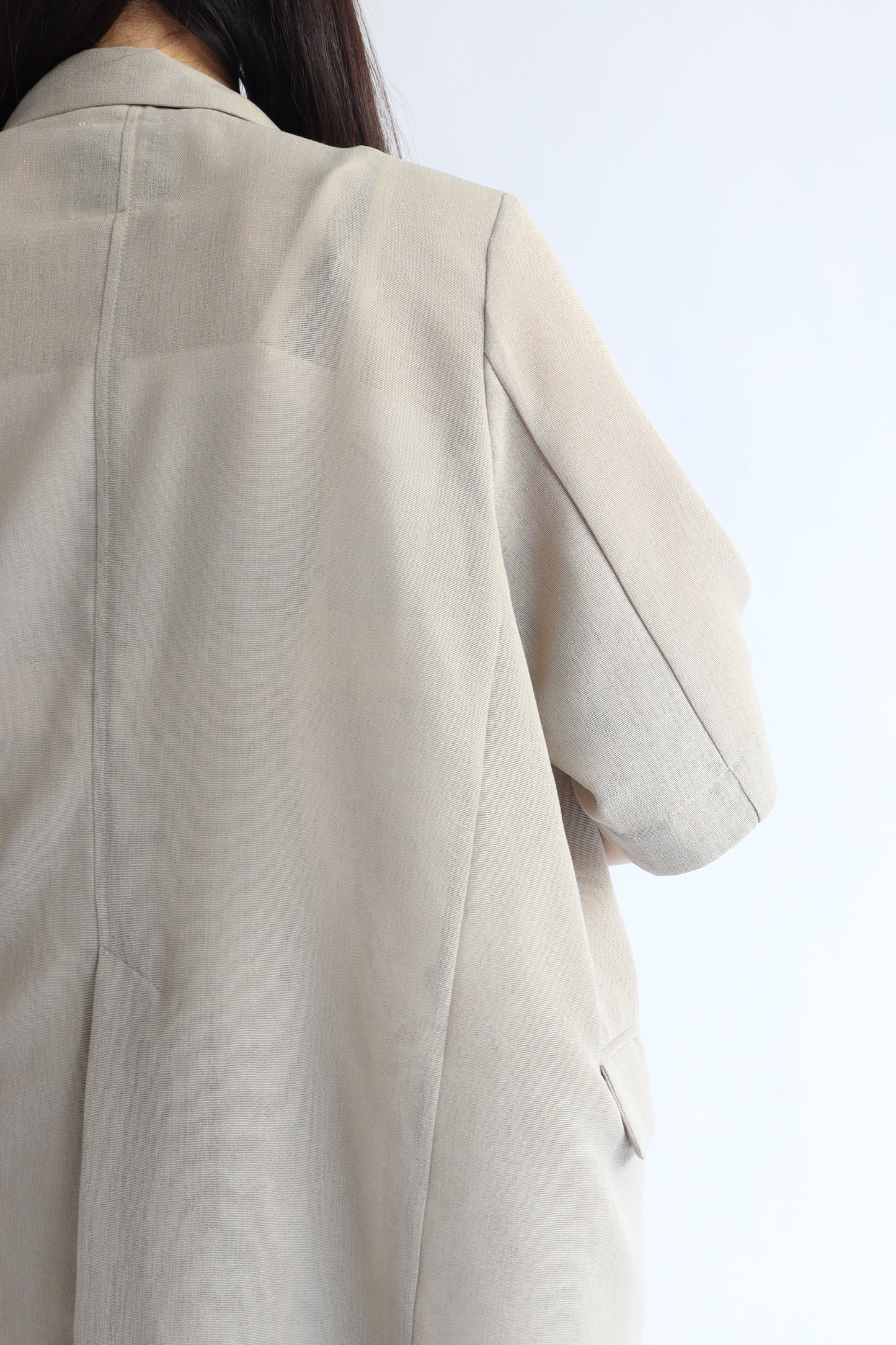 【ACUTA】 【PRE ORDER】シアーメッシュハーフスリーブジャケット