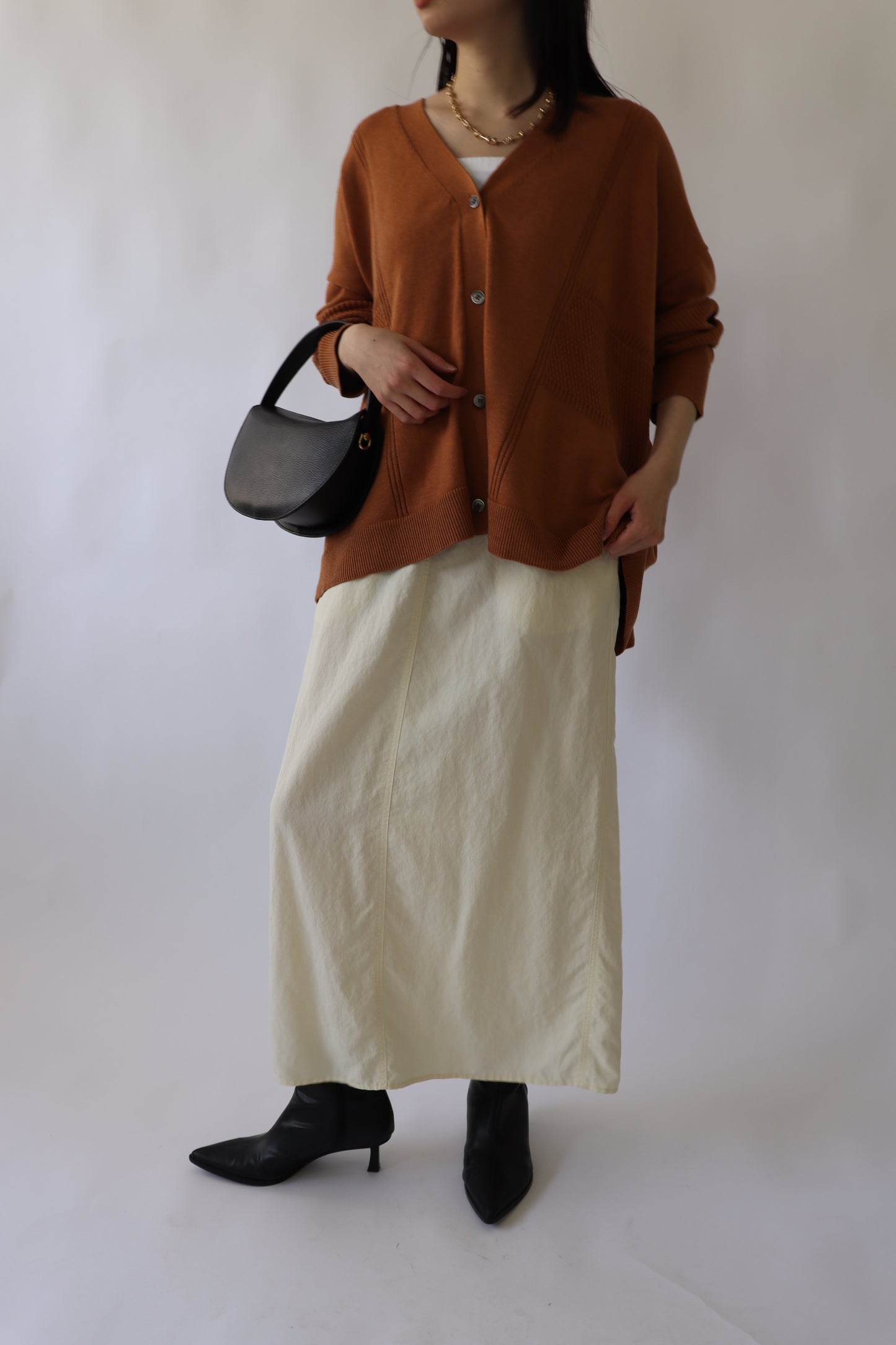 【MILLELA  FIRENZE】2WAYハーフムーンショルダーバッグ