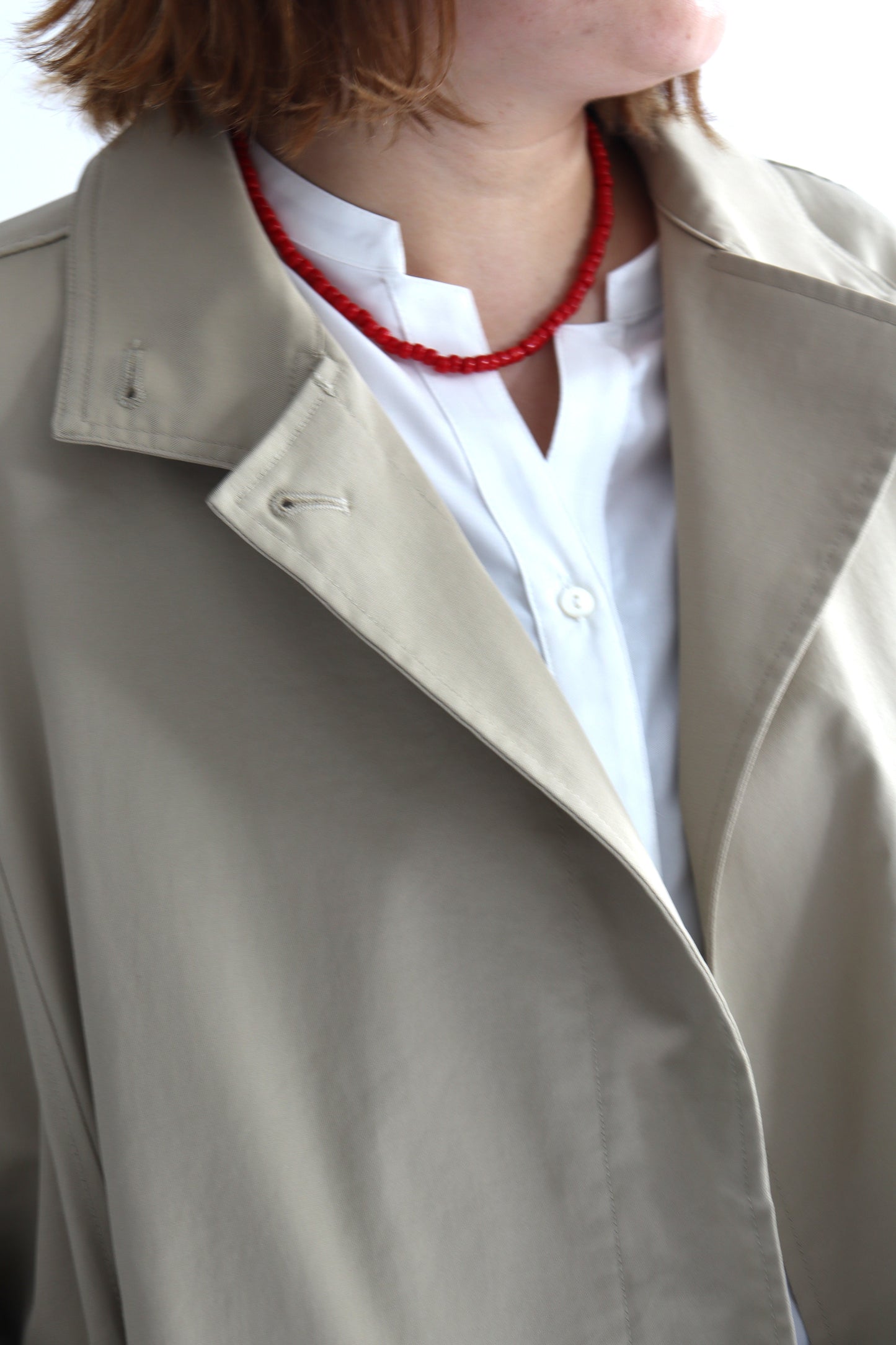 【ACUTA】 サークルヘム袖リブコート