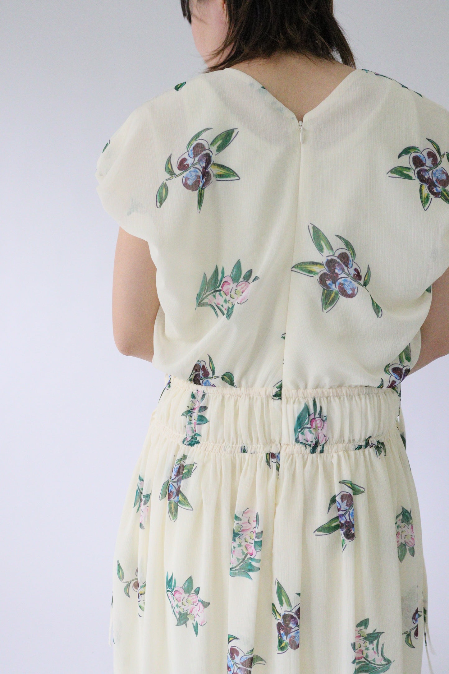 【Kazumi Doi ×ACUTA】Botanicalプリントワンピース