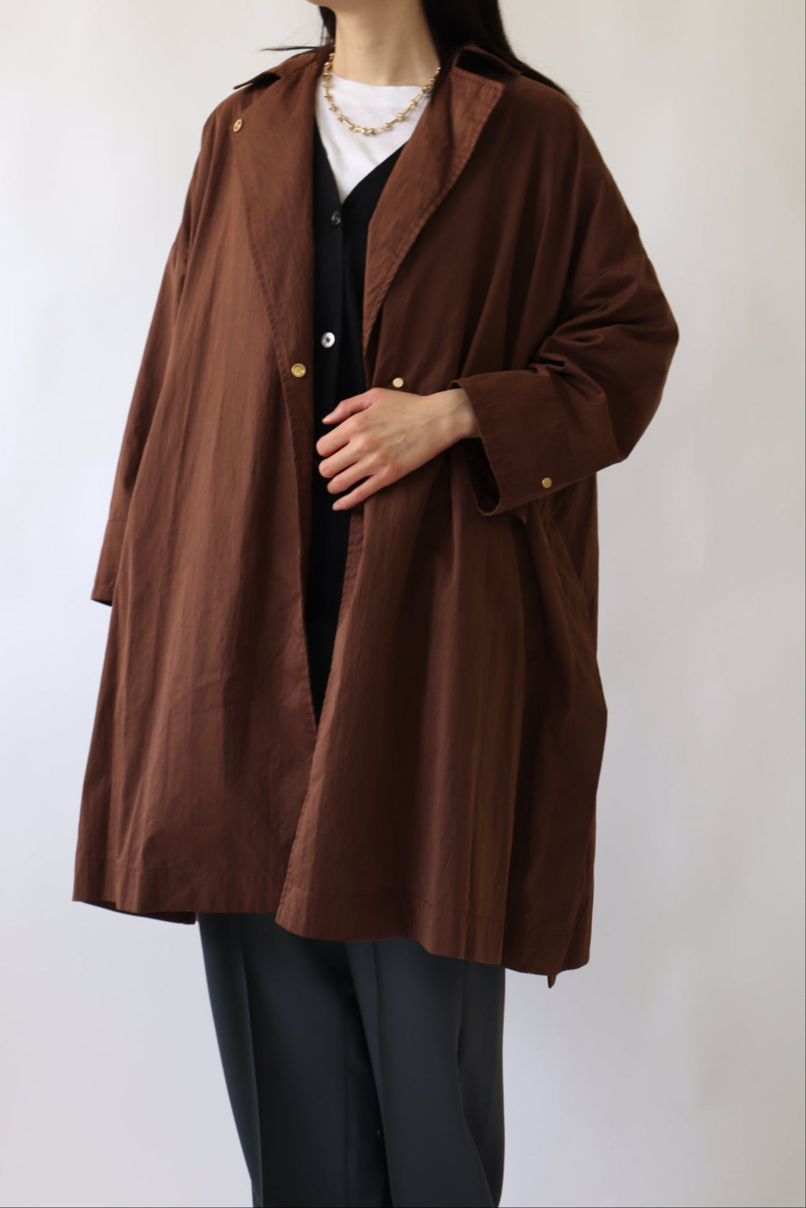 【ACUTA】フィブリルタッチテントコート