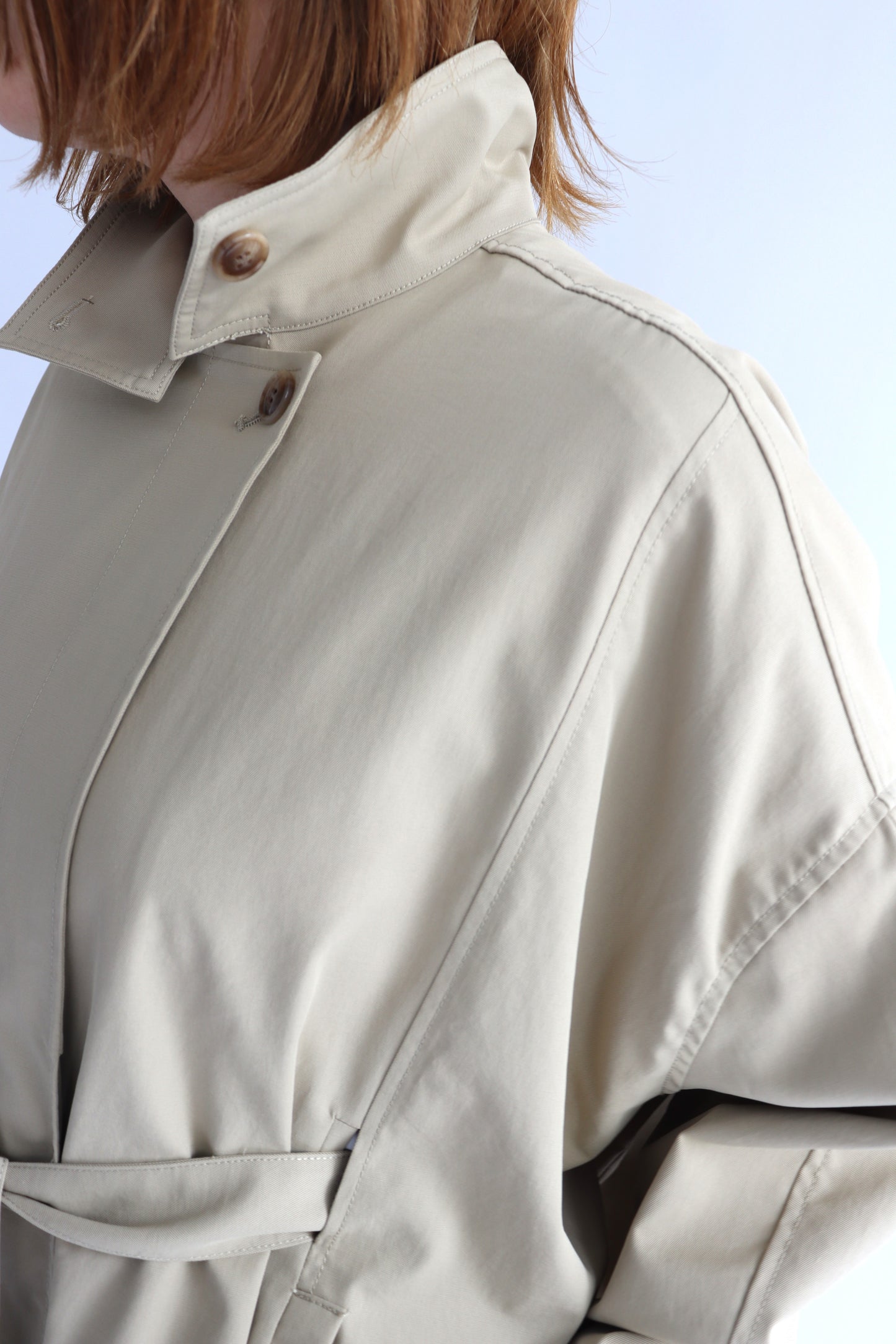 【ACUTA】 サークルヘム袖リブコート