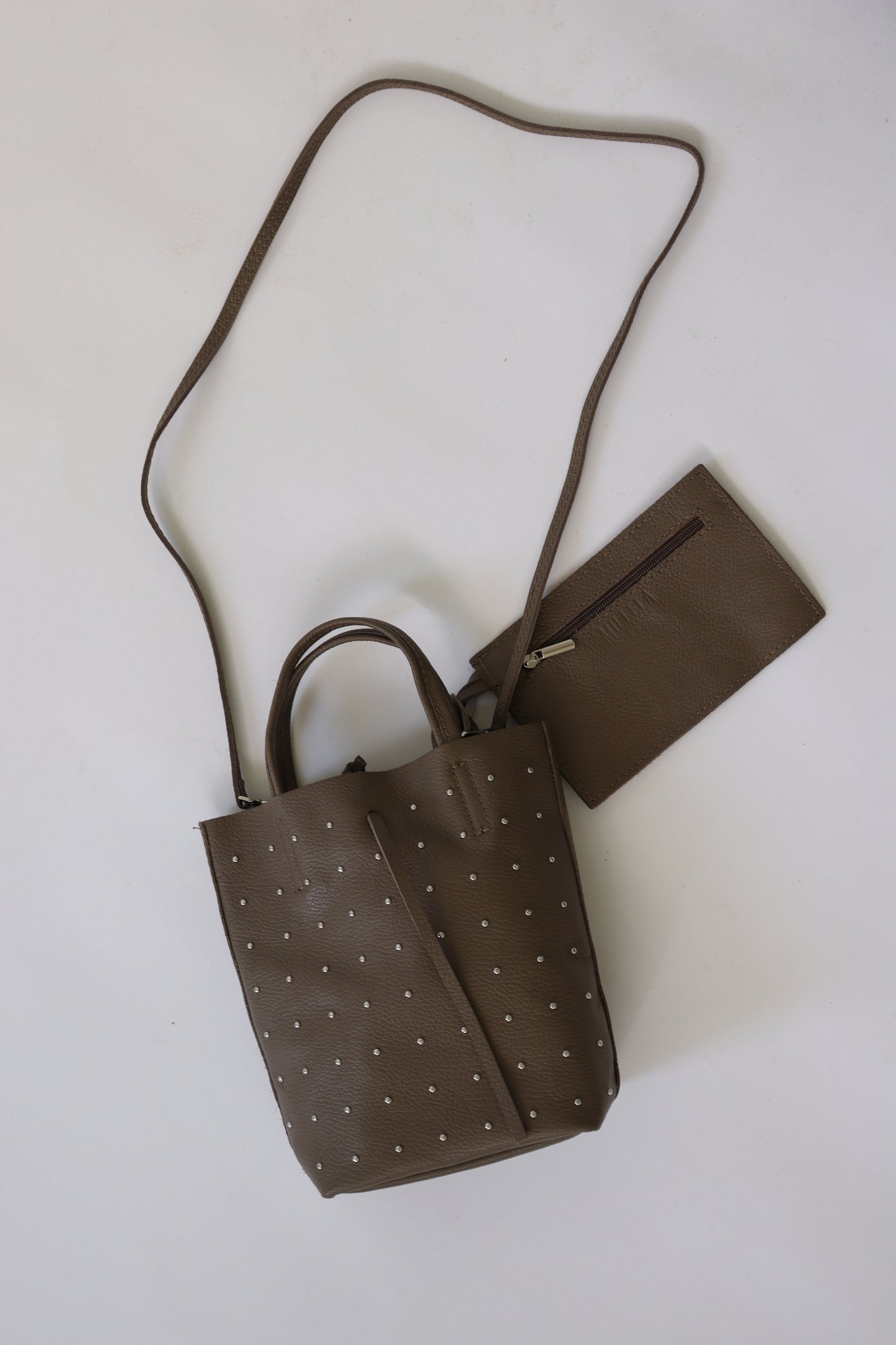 【MILLELA  FIRENZE】スタッズミニトートバッグ