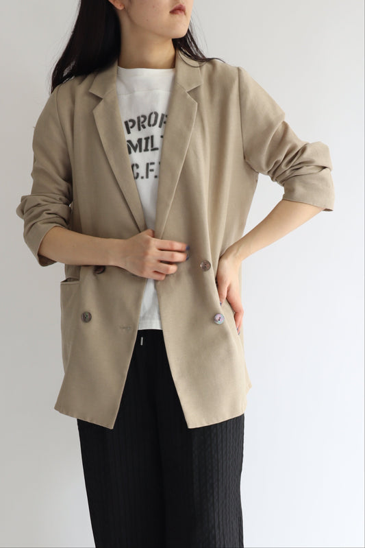 【ACUTA】【PRE ORDER】シアーメッシュWブレストジャケット