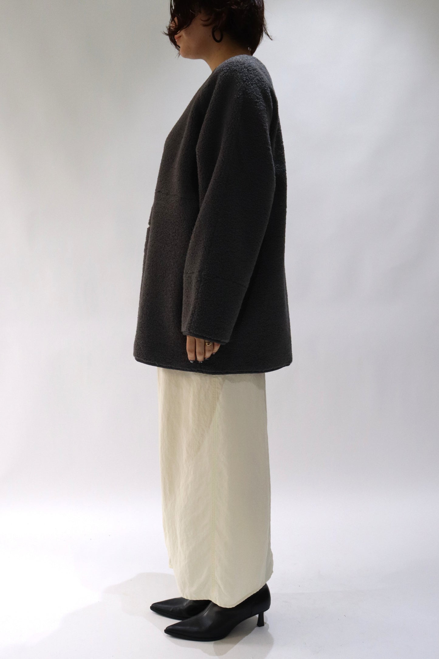 【ACUTA】【PRE ORDER】リバーシブルボアコート