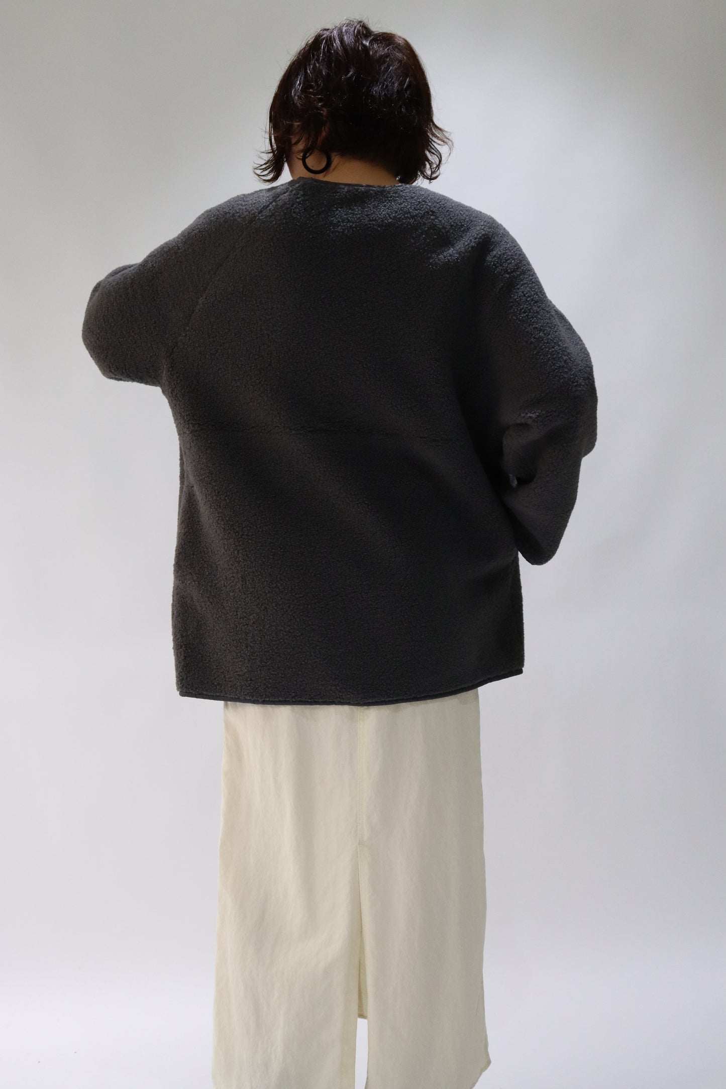 【ACUTA】【PRE ORDER】リバーシブルボアコート