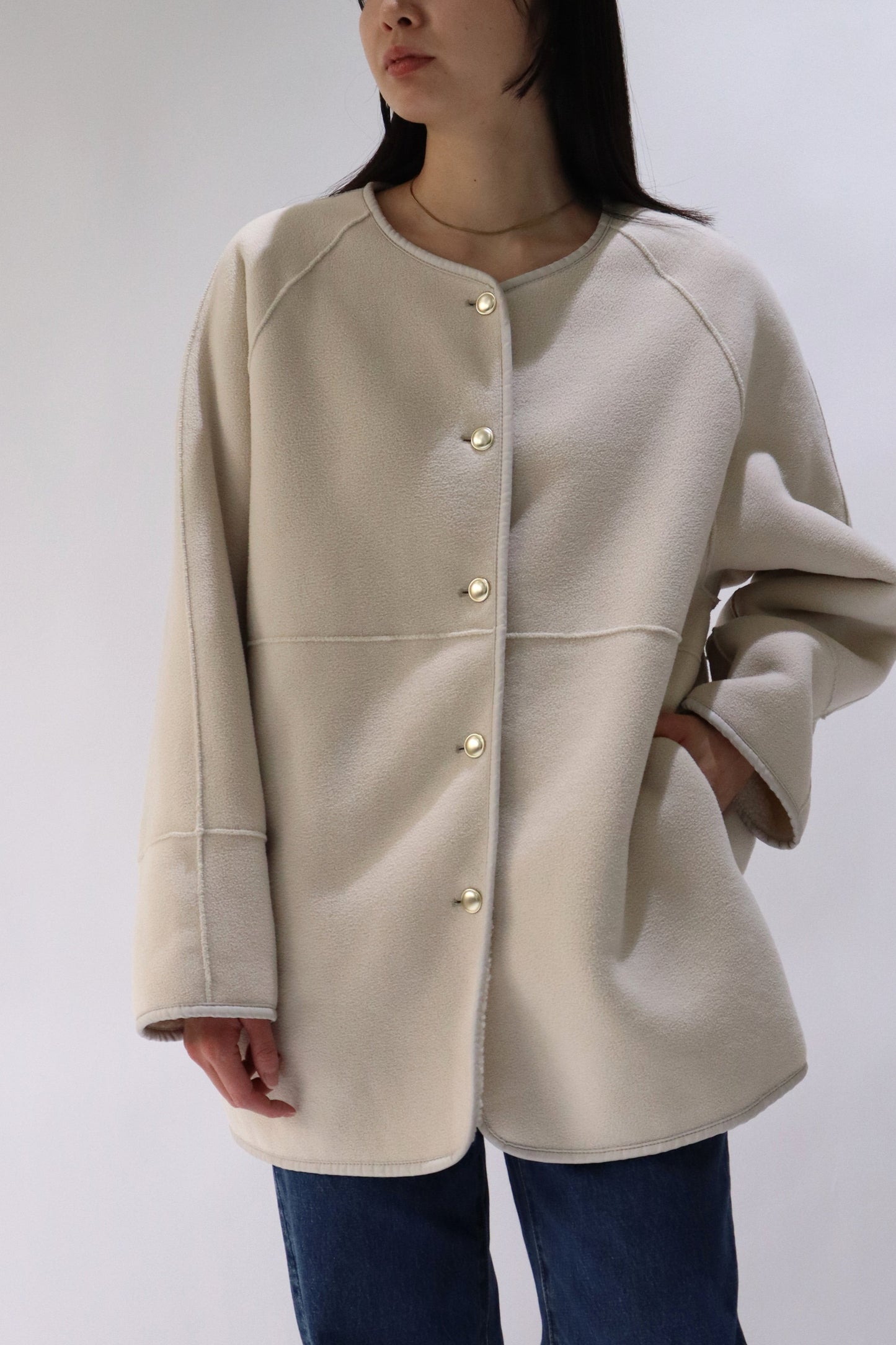 【ACUTA】【PRE ORDER】リバーシブルボアコート