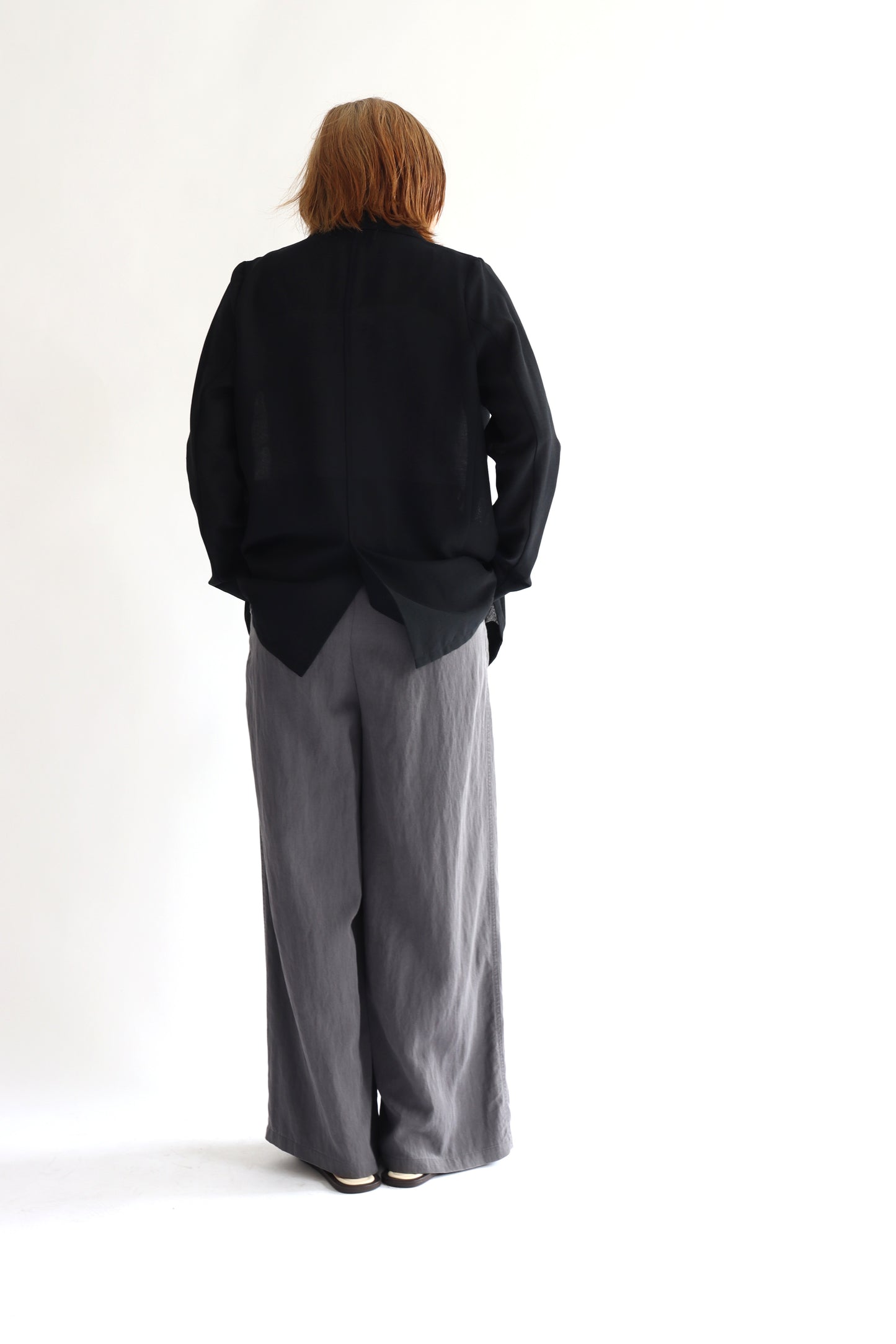 【ACUTA】バイオ加工ワンタックパンツ
