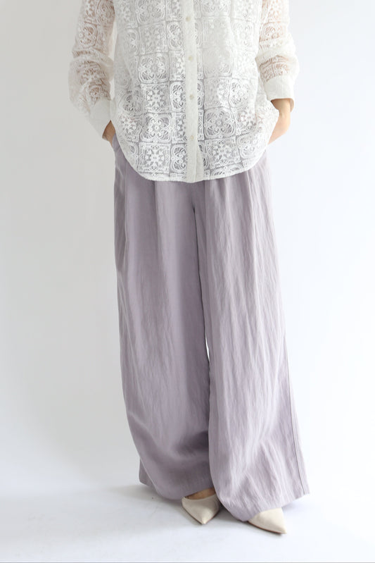 【ACUTA】バイオ加工ワンタックパンツ