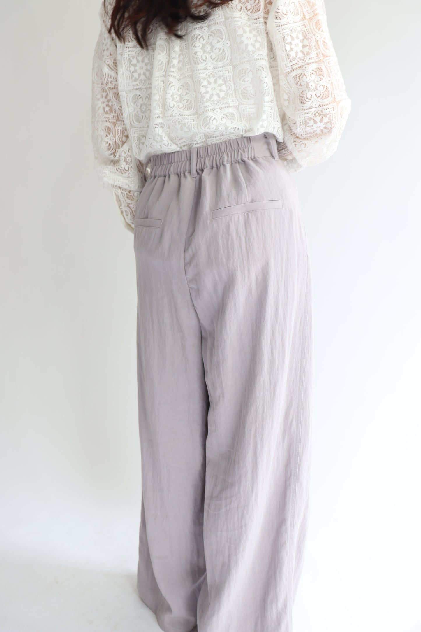 【ACUTA】バイオ加工ワンタックパンツ
