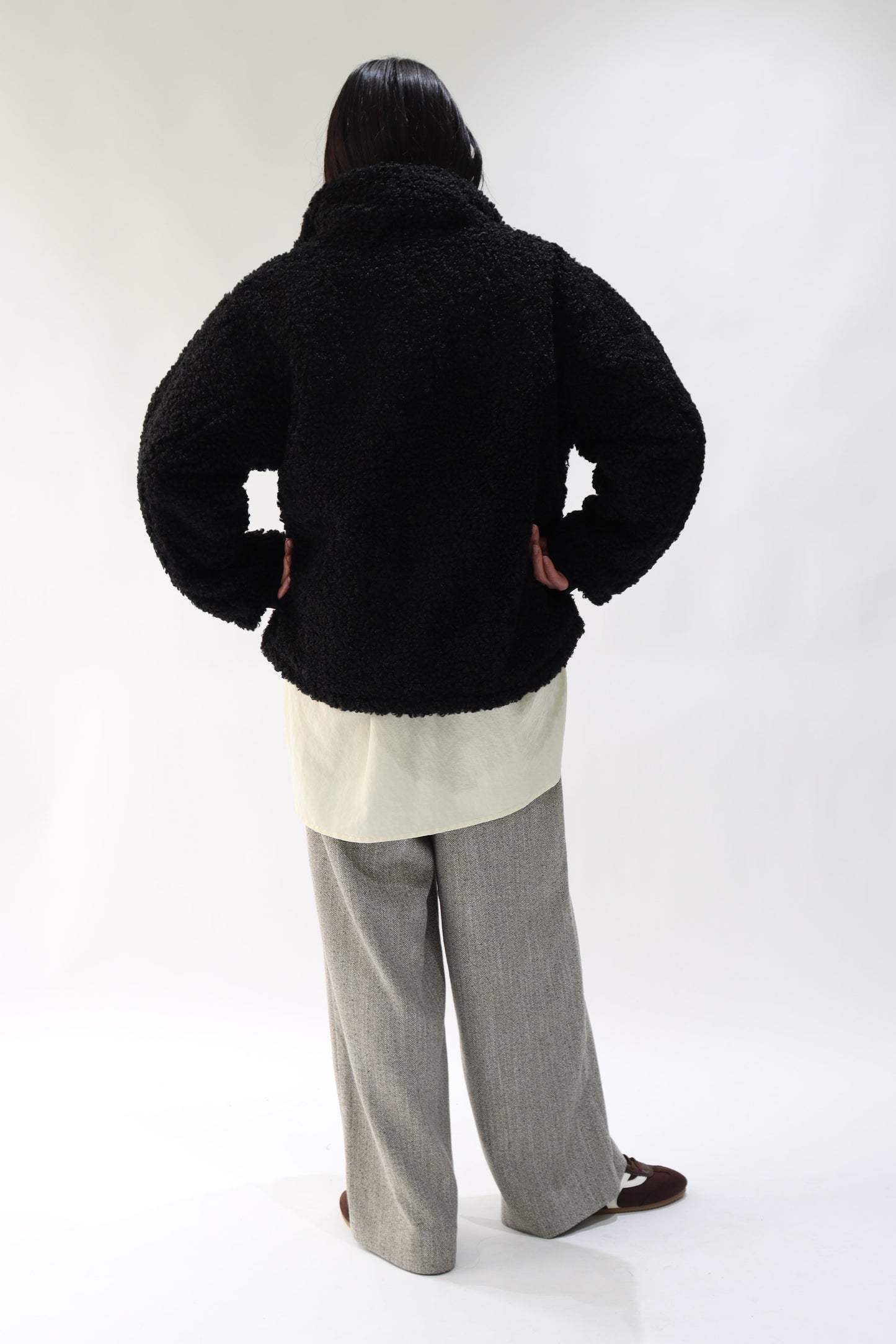 【ACUTA】【PRE ORDER】 スタンドカラーボアブルゾン