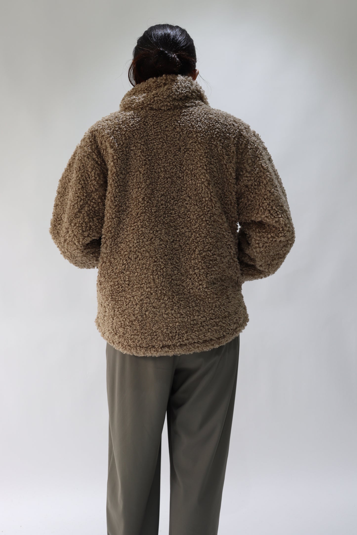 【ACUTA】【PRE ORDER】 スタンドカラーボアブルゾン