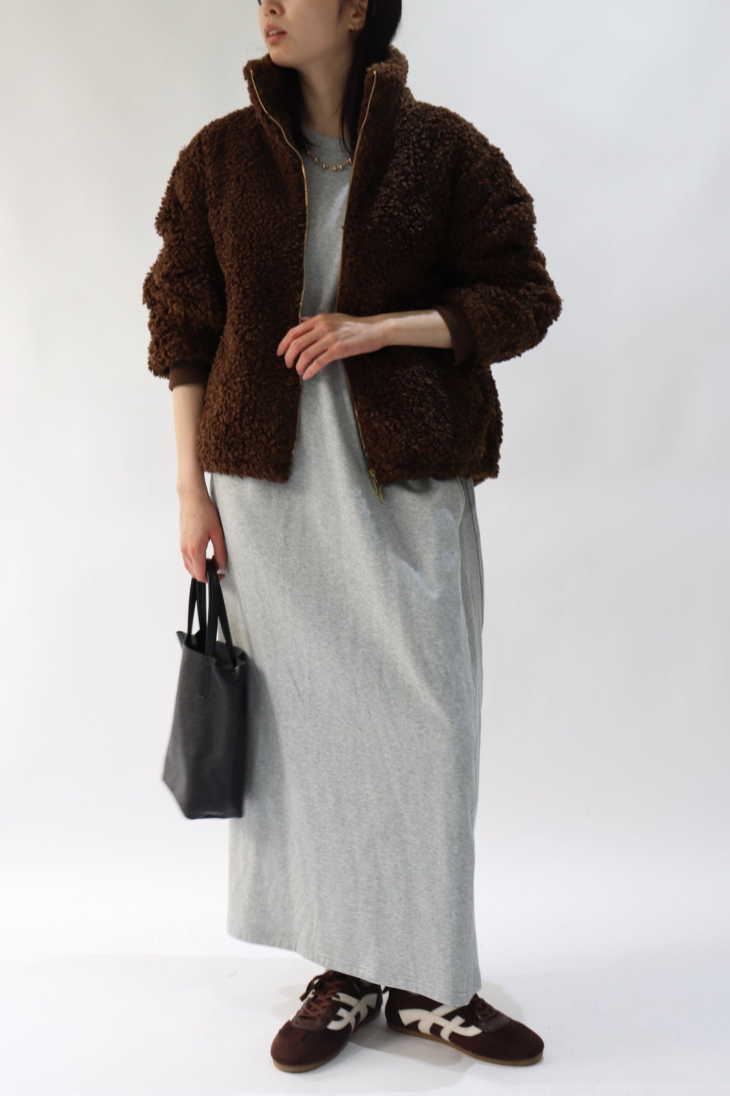 【ACUTA】【PRE ORDER】 スタンドカラーボアブルゾン