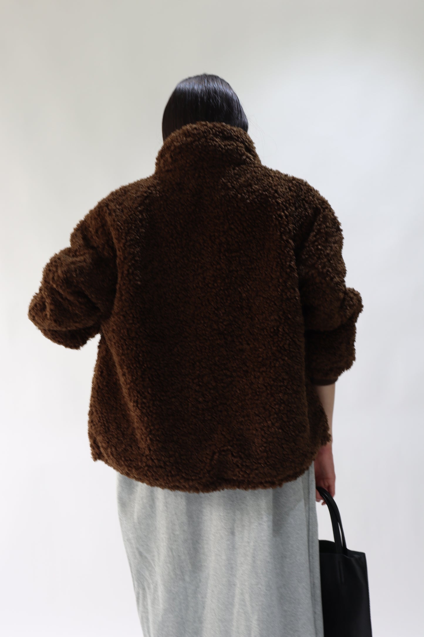 【ACUTA】【PRE ORDER】 スタンドカラーボアブルゾン