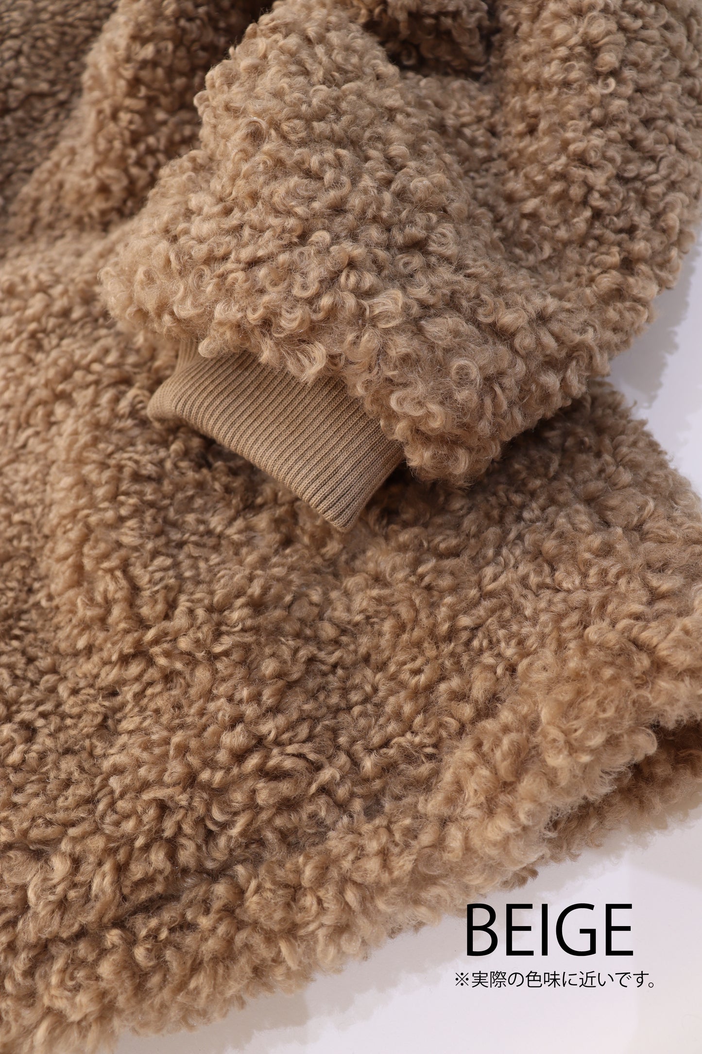 【ACUTA】【PRE ORDER】 スタンドカラーボアブルゾン