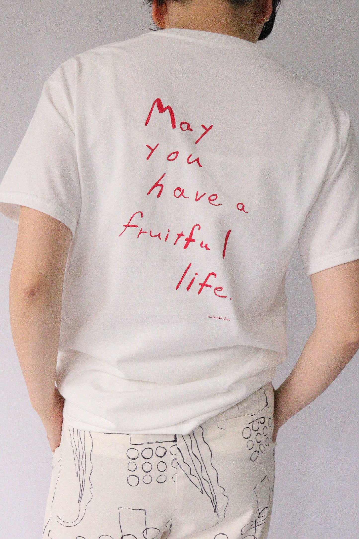 【Kazumi Doi ×ACUTA】バックロゴTシャツ