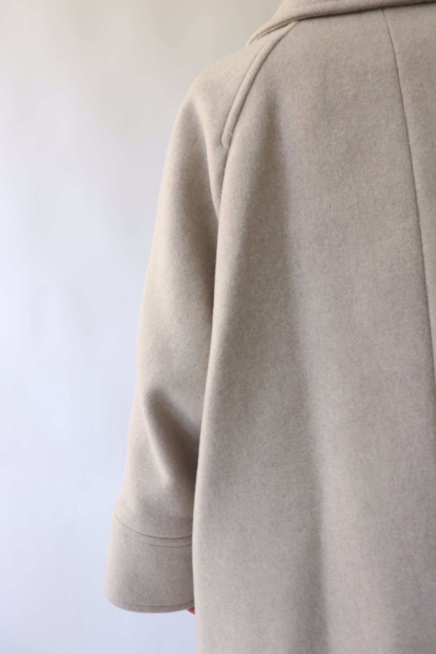 【ACUTA】ラグランスリーブWOショートコート