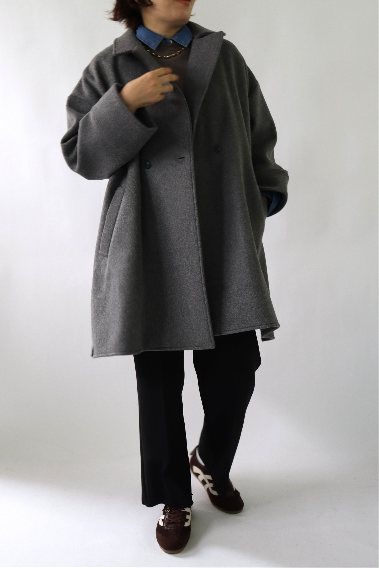 【ACUTA】フレアヨークWOテントコート