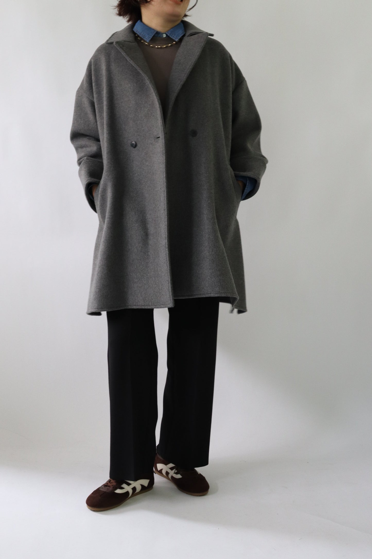 【ACUTA】フレアヨークWOテントコート