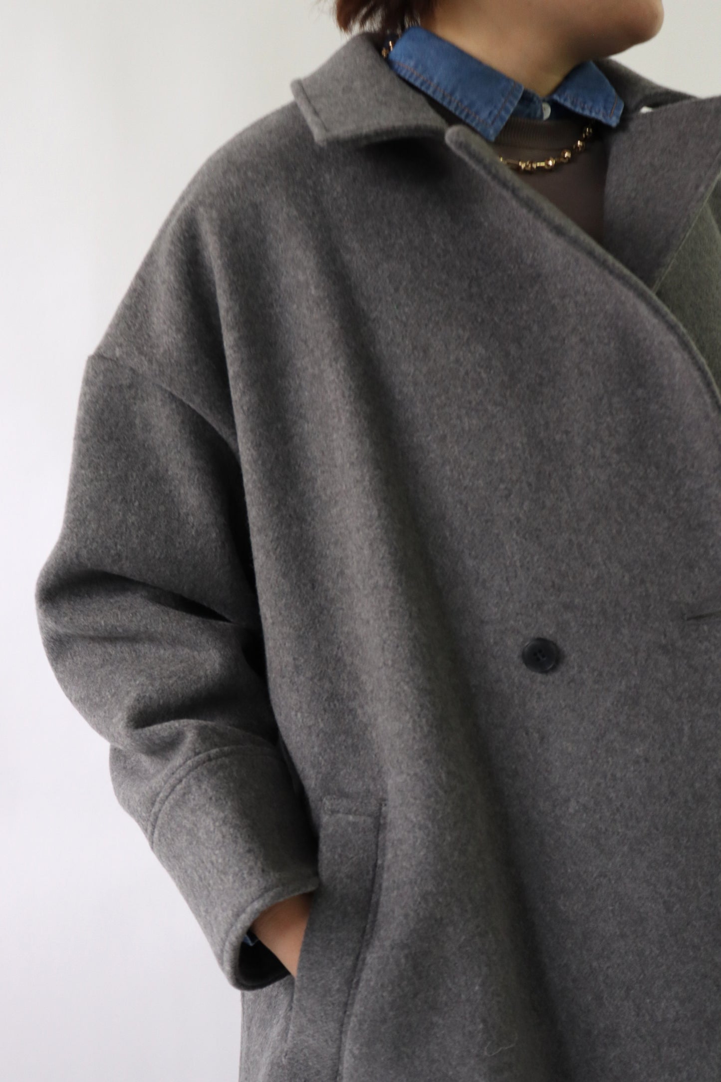 【ACUTA】フレアヨークWOテントコート