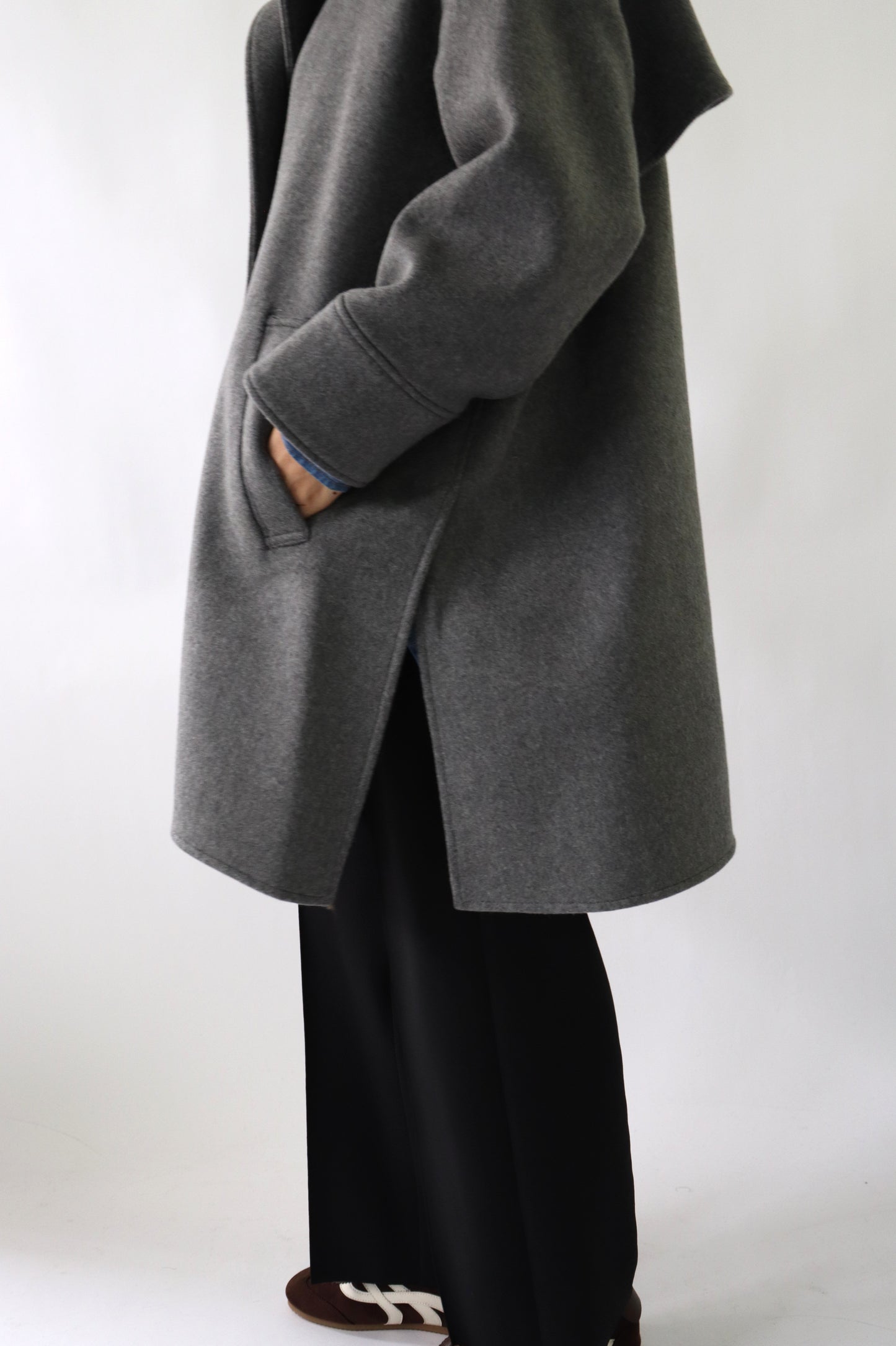 【ACUTA】フレアヨークWOテントコート