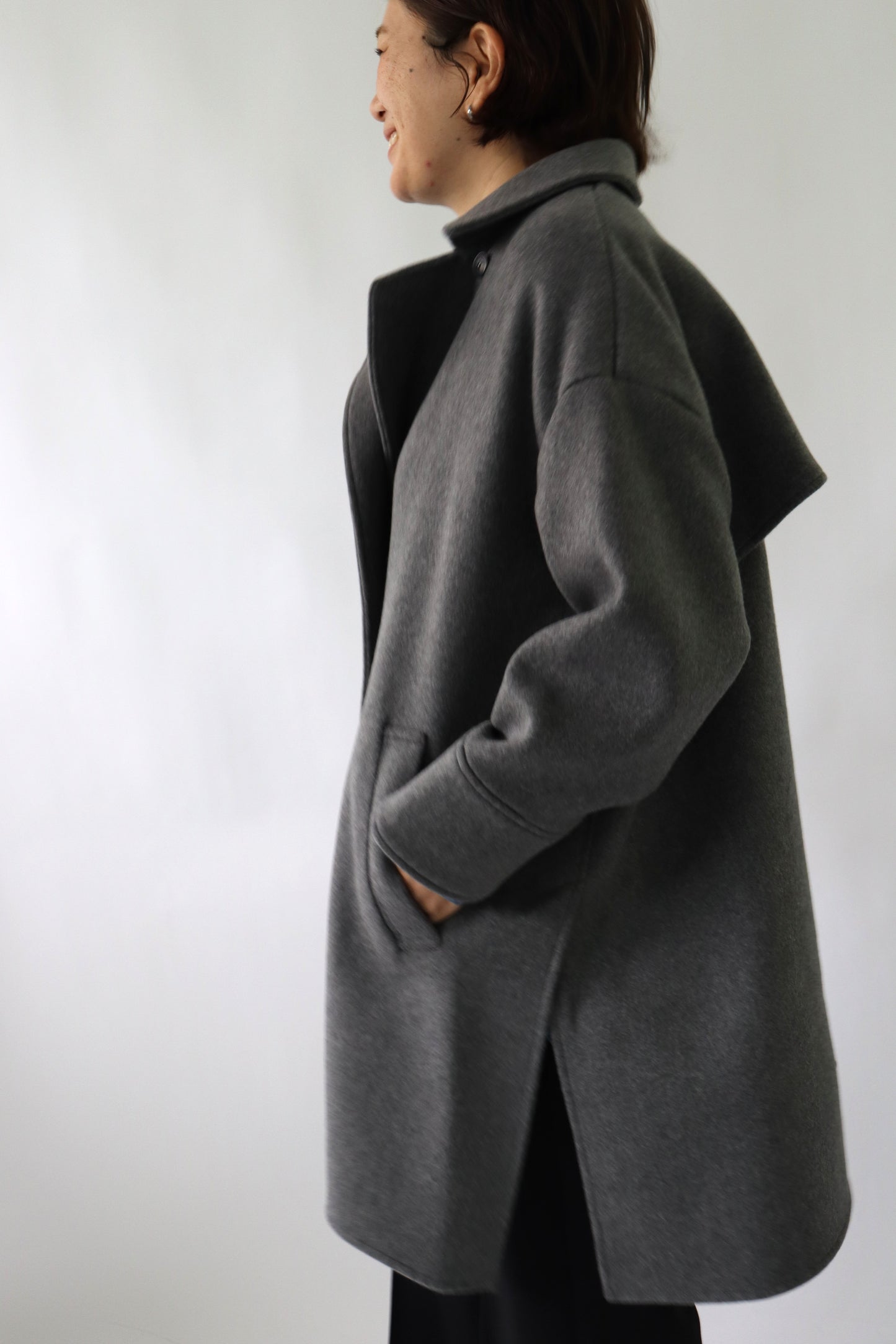 【ACUTA】フレアヨークWOテントコート