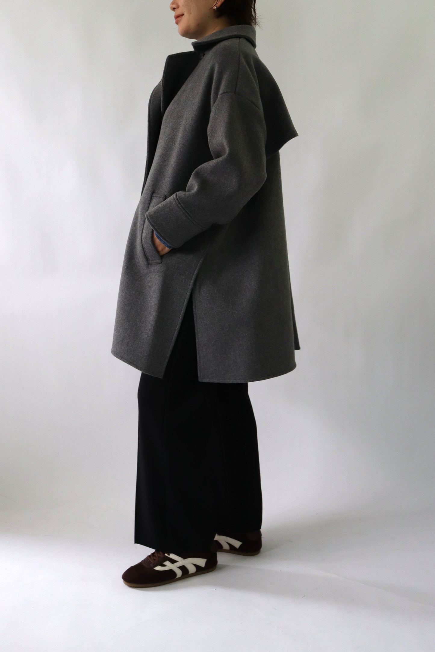 【ACUTA】フレアヨークWOテントコート