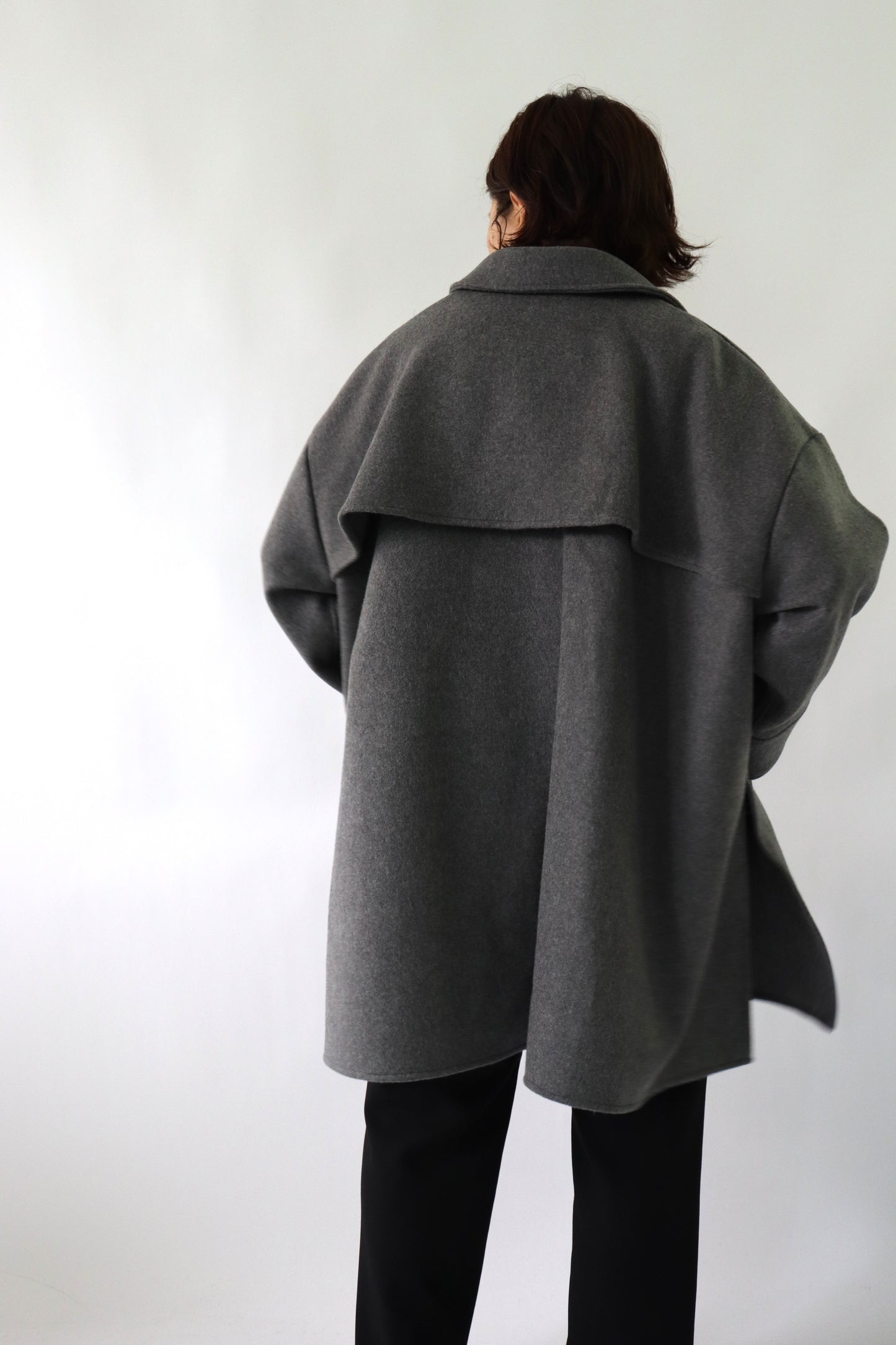 【ACUTA】フレアヨークWOテントコート