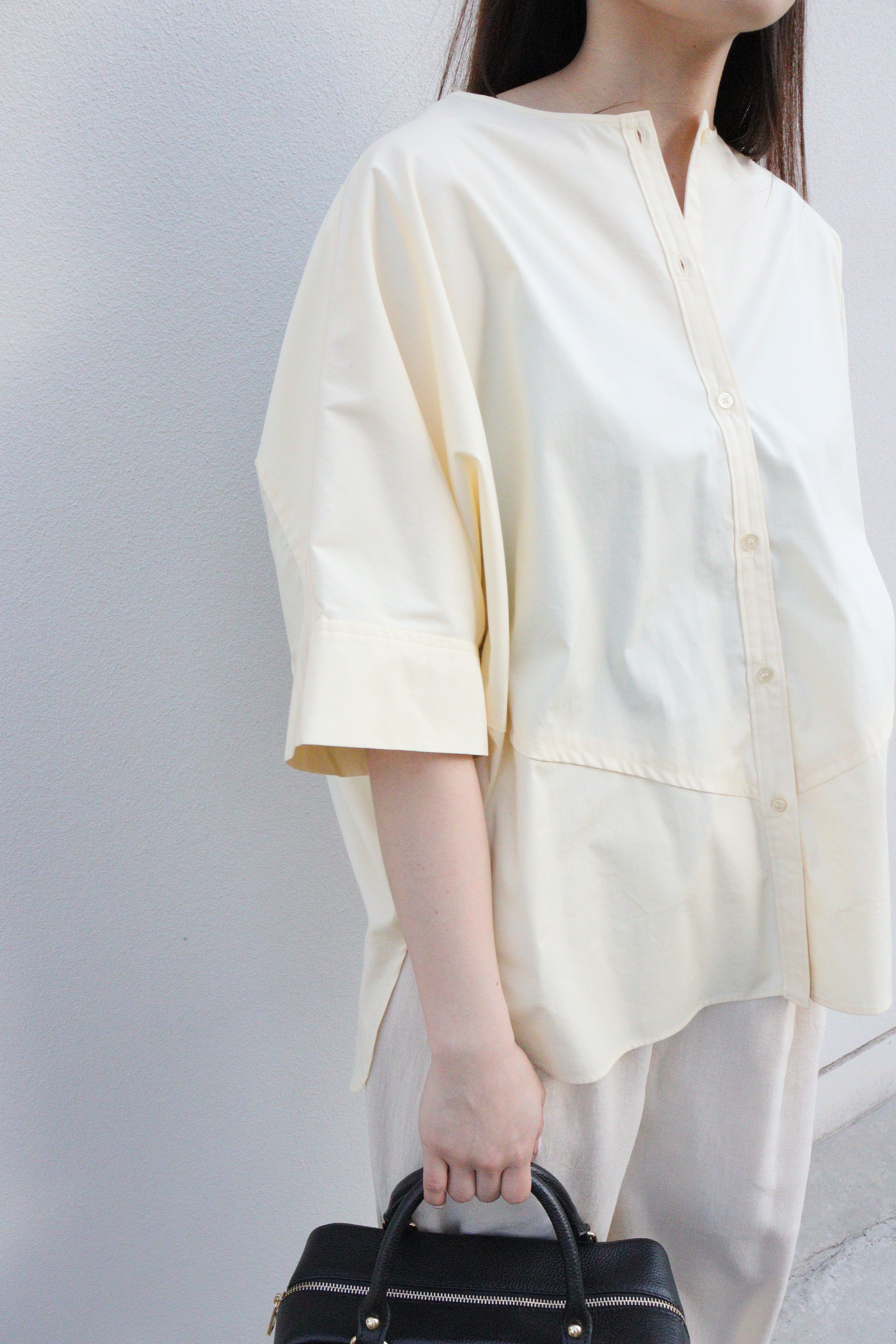 【セール/30%OFF】ACUTA アクータ ドルマンノーカラーシャツ ヴィンテージ 五分袖ブラウス 10093697 レディース【SALE】【返品・交換不可】 Acuta 【セール/30%OFF】ACUTA アクータ ドルマンノーカラー