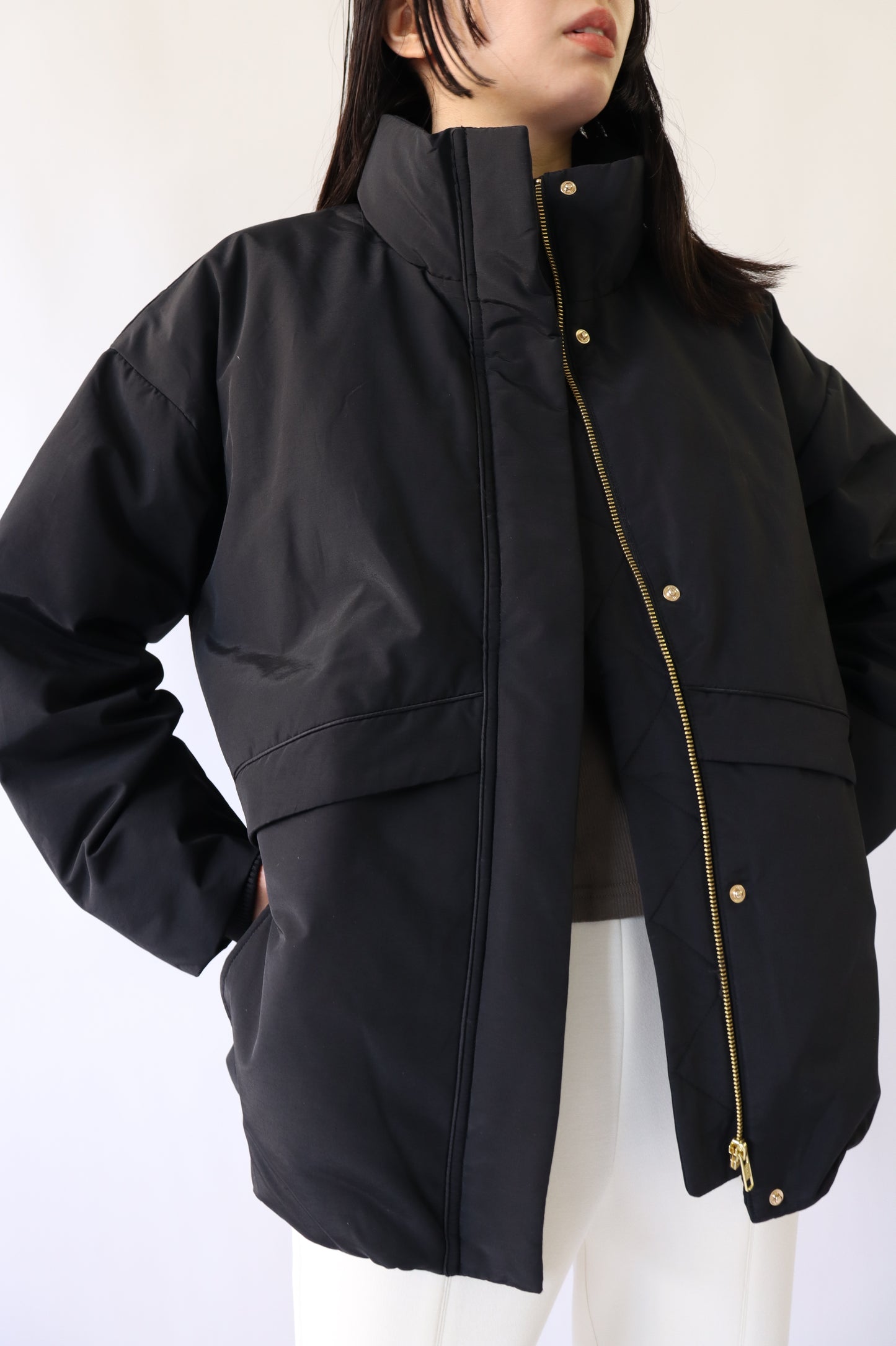 【ACUTA】BIGポケットシームレスダウン