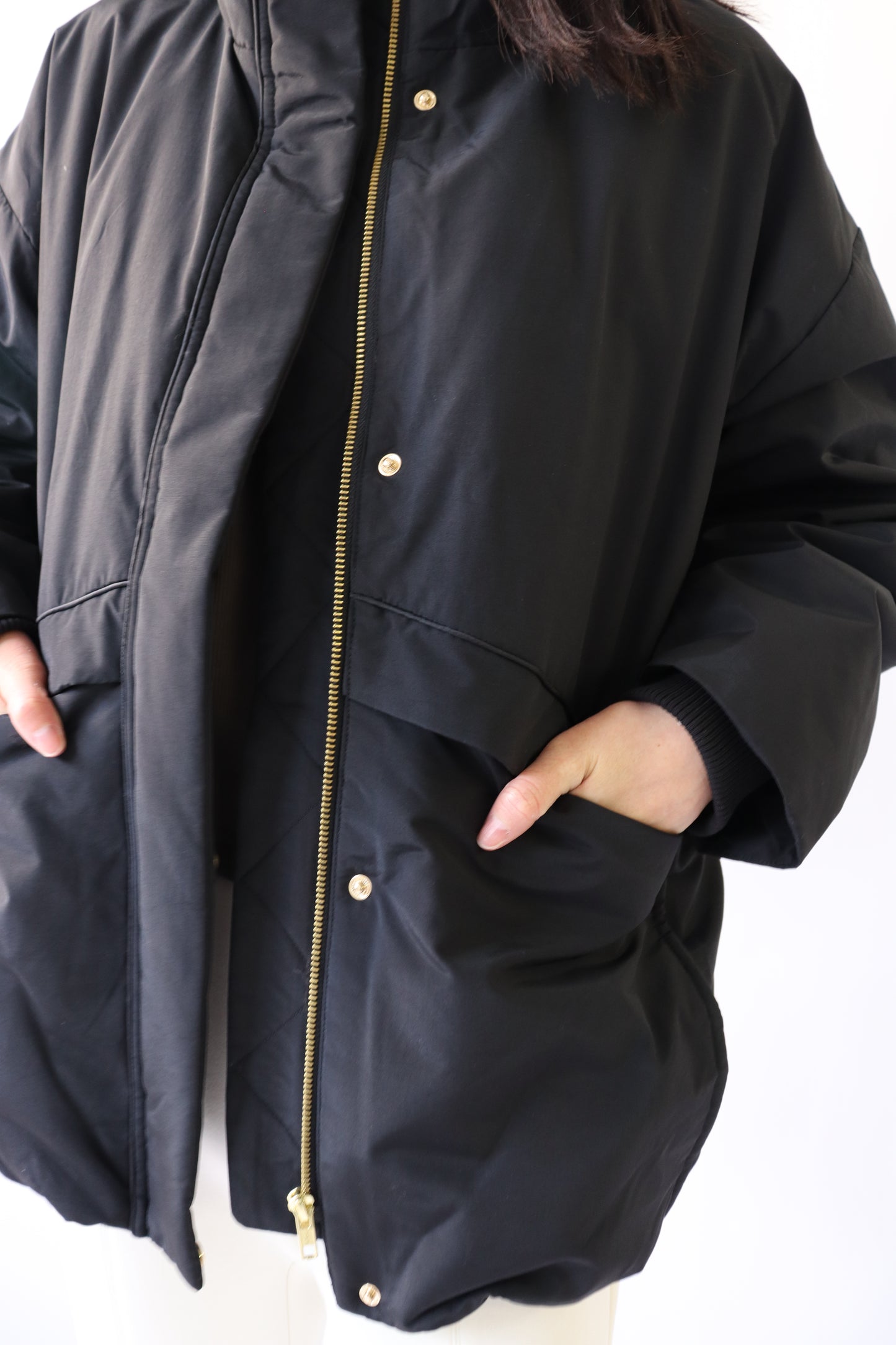 【ACUTA】BIGポケットシームレスダウン