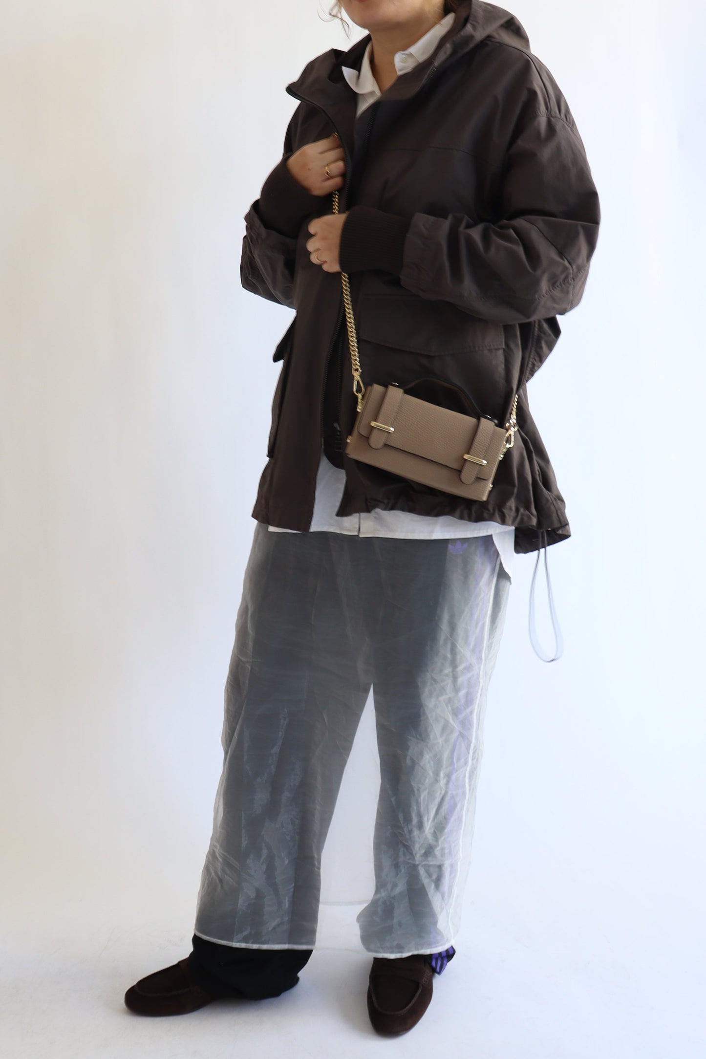 【MILLELA  FIRENZE】ボックスチェーンショルダーミニバッグ