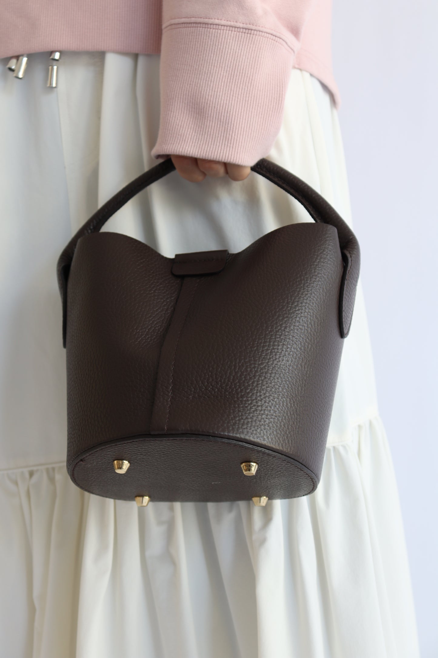 【MILLELA  FIRENZE】ワンハンドルミニバケツバッグ