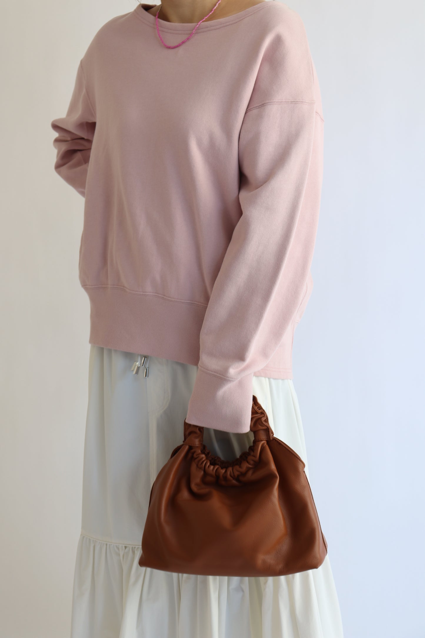 【MILLELA  FIRENZE】ギャザーハンドバッグ