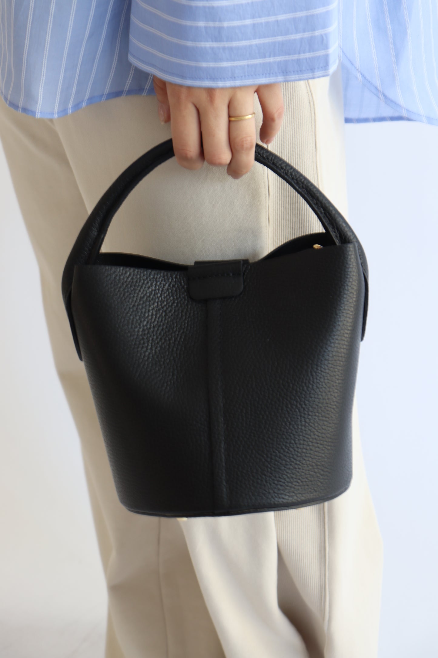 【MILLELA  FIRENZE】ワンハンドルミニバケツバッグ